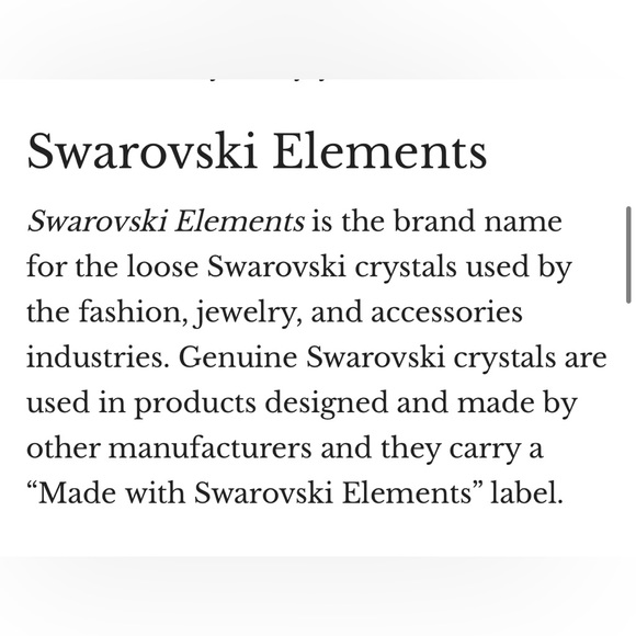 New Swarovski Elements Crystal Necklace- gold w/ faux pearl & clear crystals - Picture 11 of 12